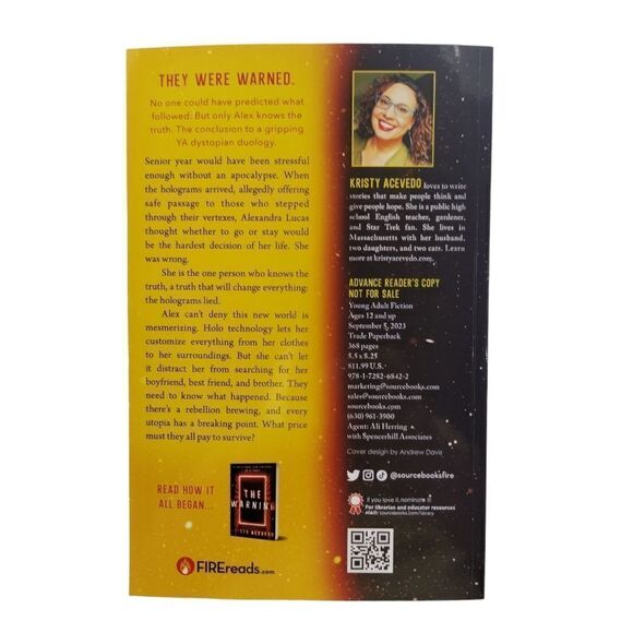 ARC The Fallout book by Kristy Acevedo Trade Paperback - Picture 2 of 2